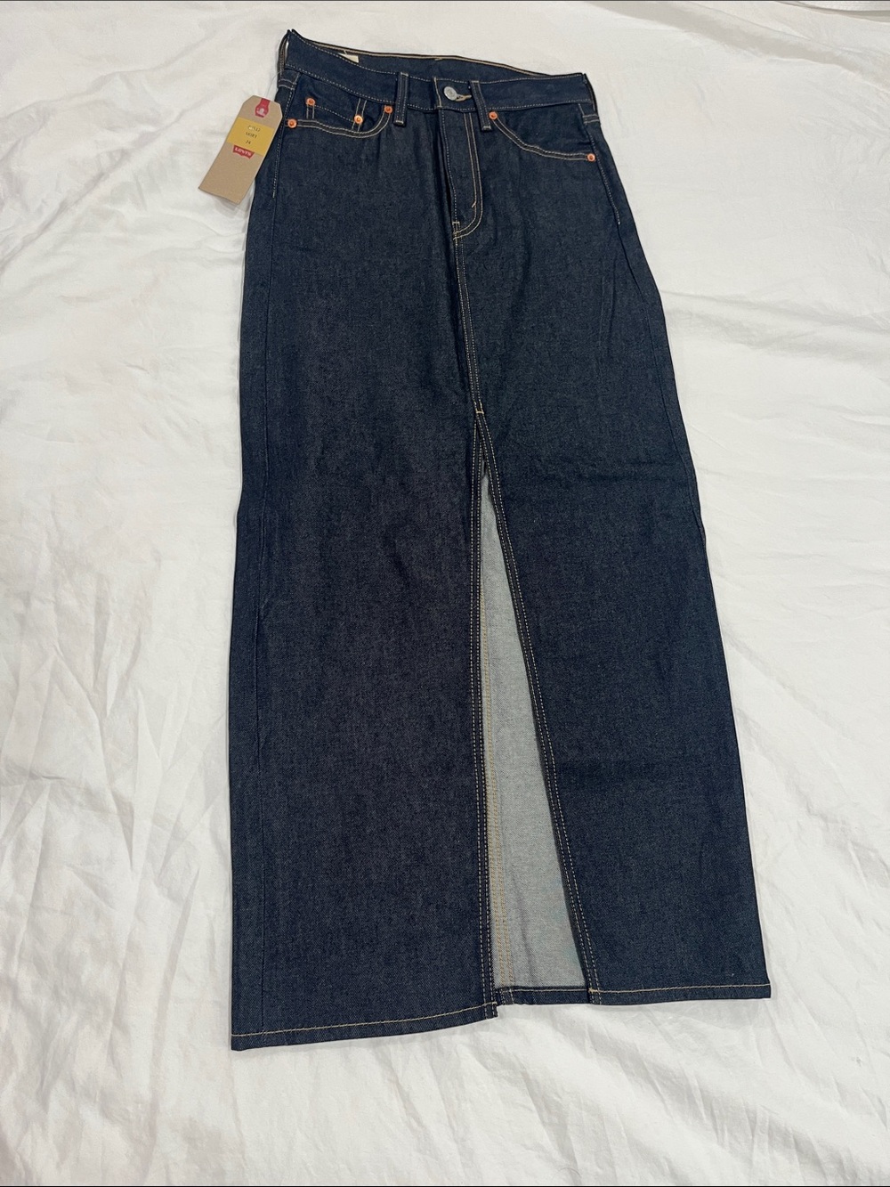 Levi’s Premium Dark Wash Skirt